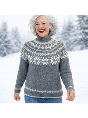 Dale Of Norway Pure New Wool Womens Medium Nordic Sweater